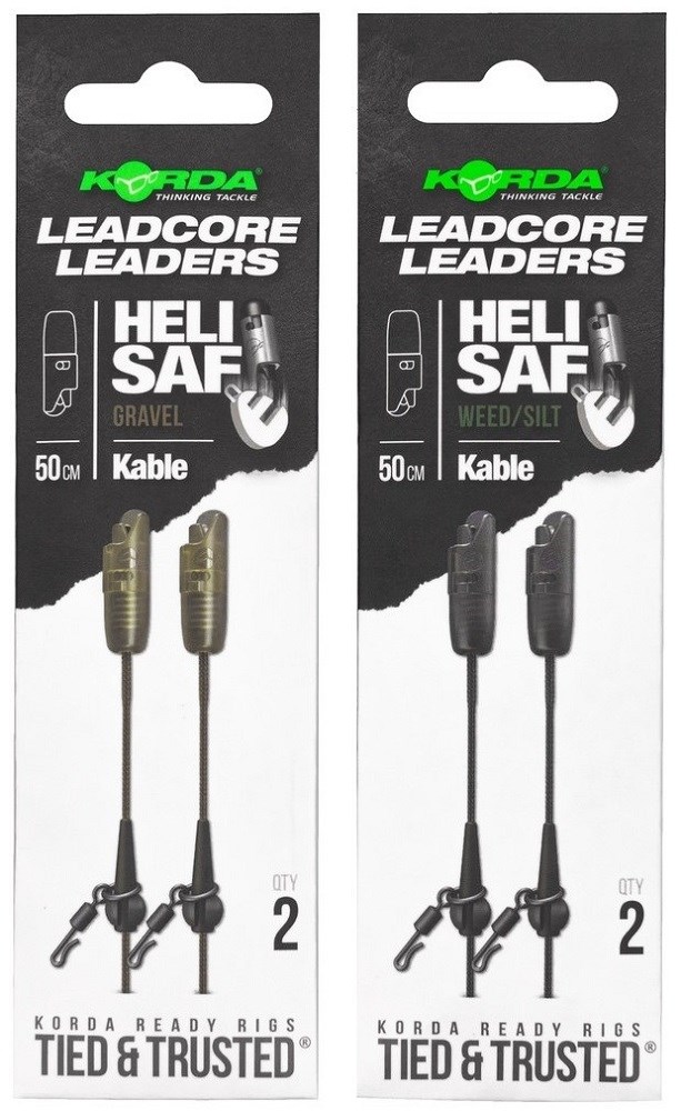 Korda Návazec Kable Leadcore Leader Heli Safe 50 cm
